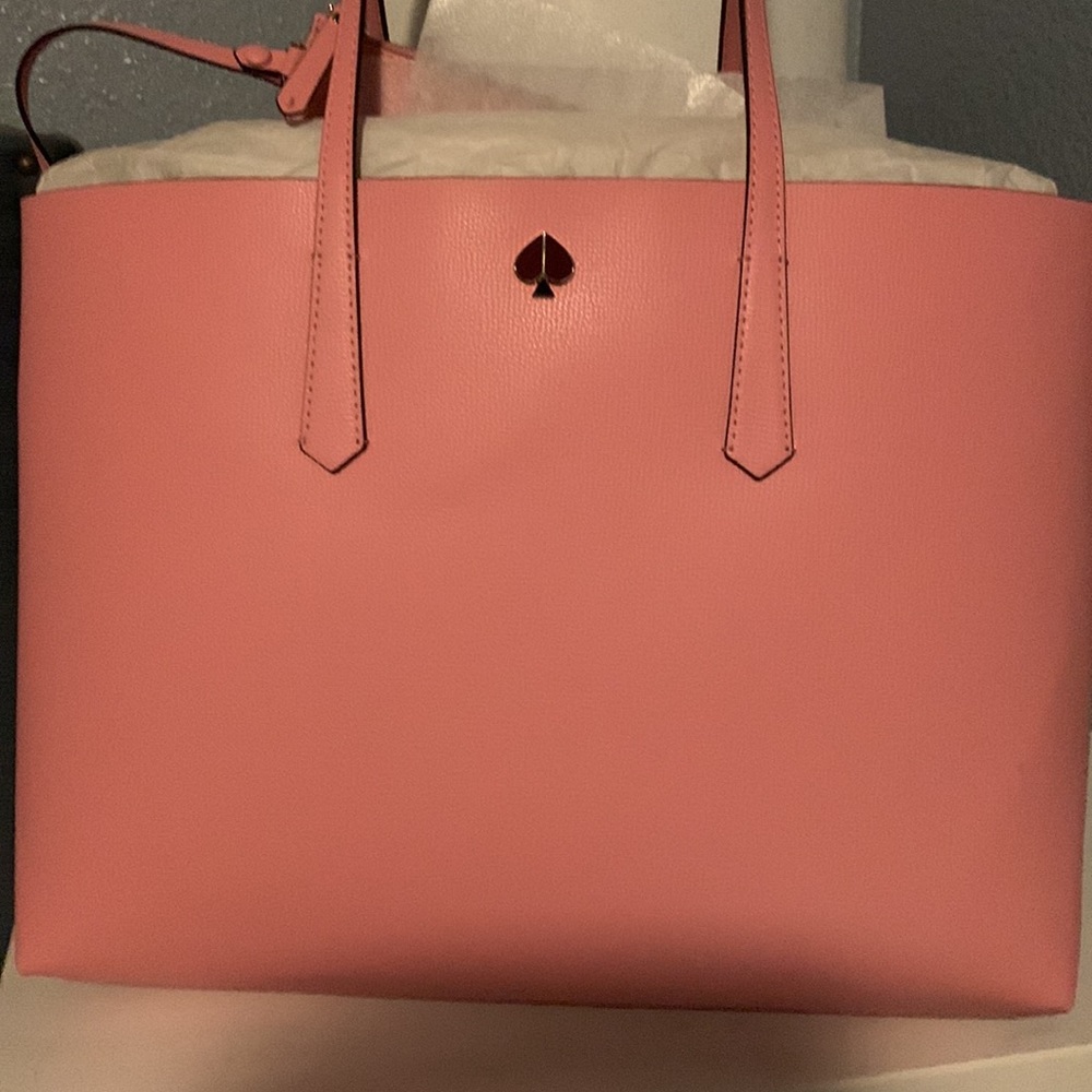 Kate Spade Large Molly Pink Tote with Pouch Set - Picture 6 of 6